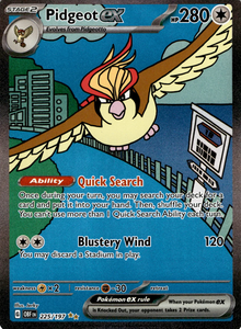 Pidgeot ex - 225/197 - Special Illustration Rare