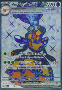 Vespiquen ex - 212/197 - Full Art Secret Rare