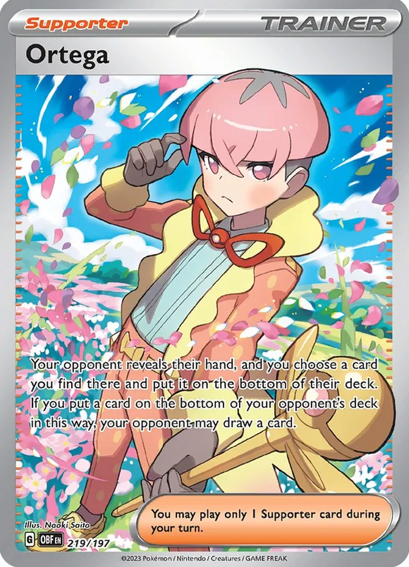 Ortega - 219/197 - Full Art Secret Rare