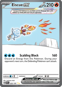 Eiscue ex - 222/197 - Special Illustration Rare
