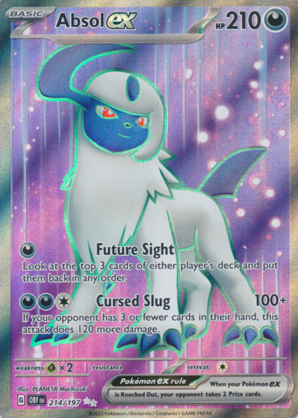 Absol ex - 214/197 - Full Art Secret Rare