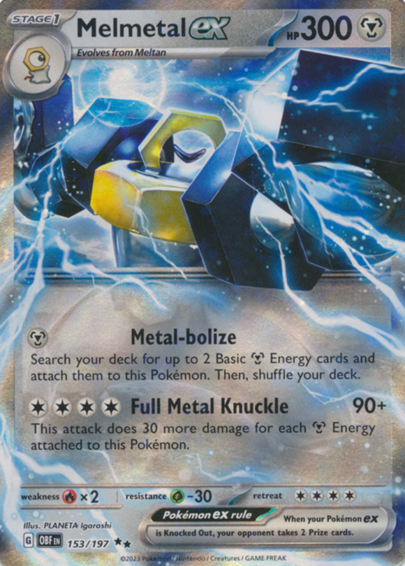 Melmetal ex - 153/197 - Ultra Rare