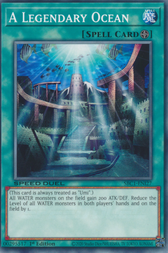A Legendary Ocean - SBC1-ENI27 - Common 1st Edition