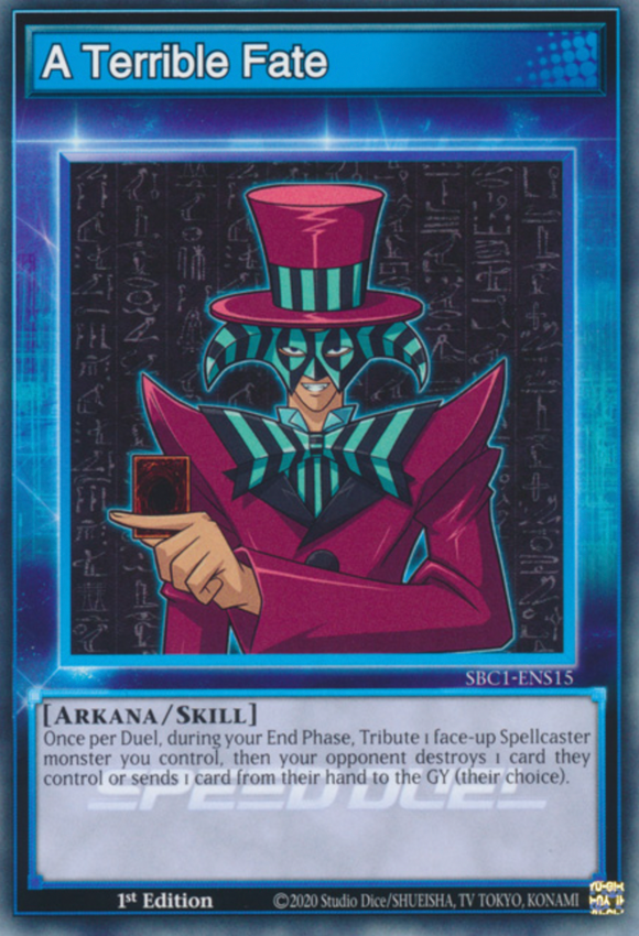 A Terrible Fate - SBC1-ENS15 - Common 1st Edition