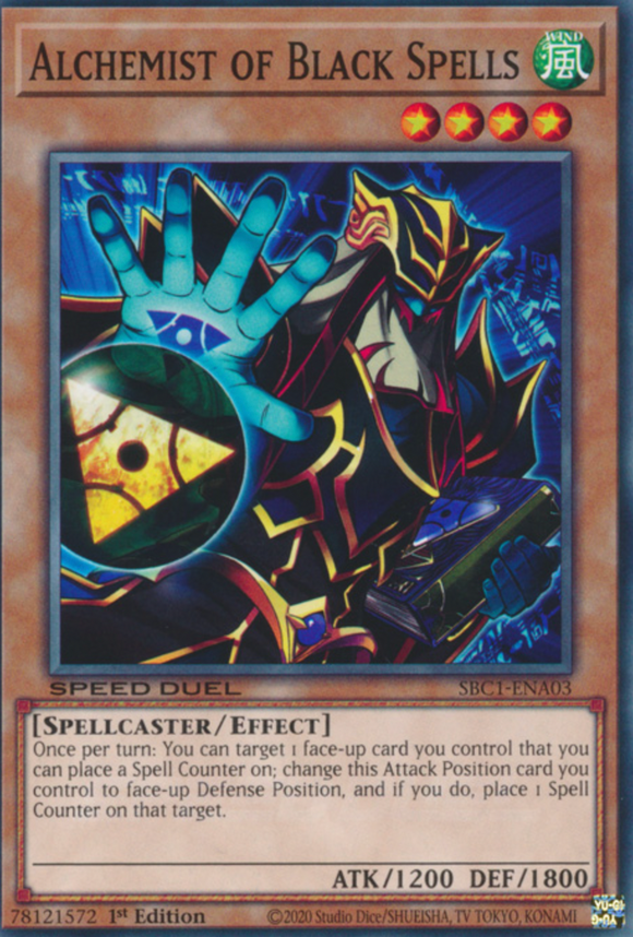 Alchemist of Black Spells - SBC1-ENA03 - Common 1st Edition