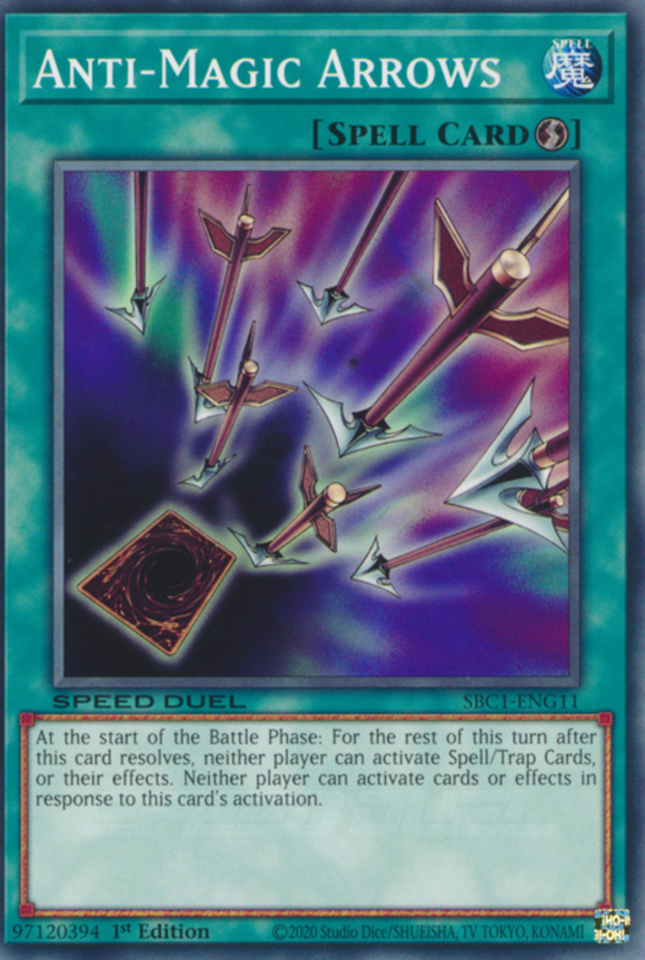 Anti-Magic Arrows - SBC1-ENG11 - Common 1st Edition