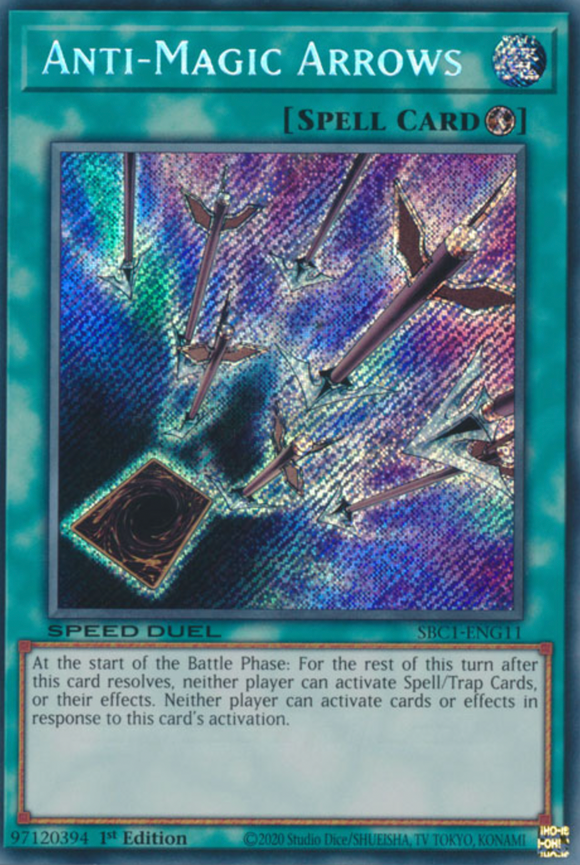 Anti-Magic Arrows - SBC1-ENG11 - Secret Rare 1st Edition