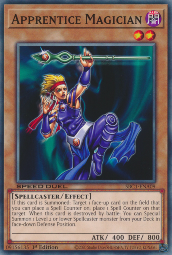 Apprentice Magician - SBC1-ENA09 - Common 1st Edition