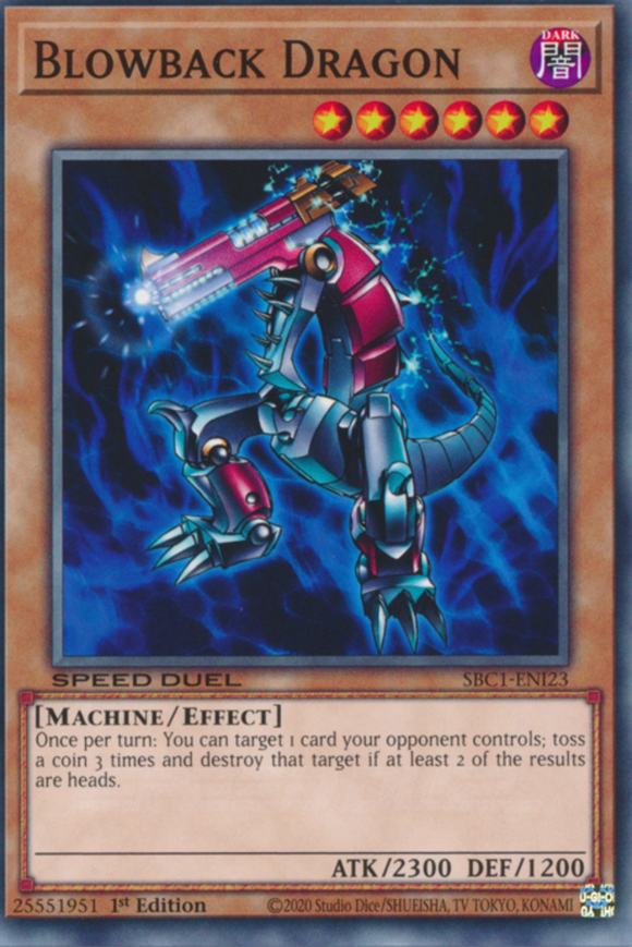 Blowback Dragon - SBC1-ENI23 - Common 1st Edition