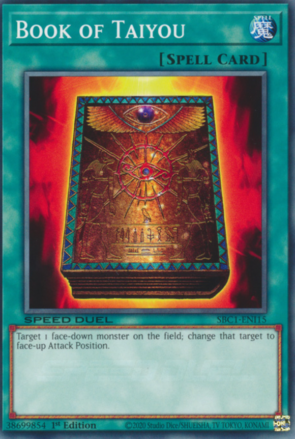 Book of Taiyou - SBC1-ENI15 - Common 1st Edition