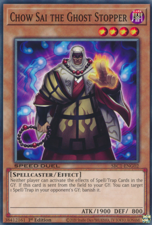Chow Sai the Ghost Stopper - SBC1-ENG02 - Common 1st Edition