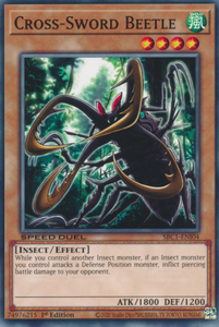Cross-Sword Beetle - SBC1-ENI04 - Common 1st Edition