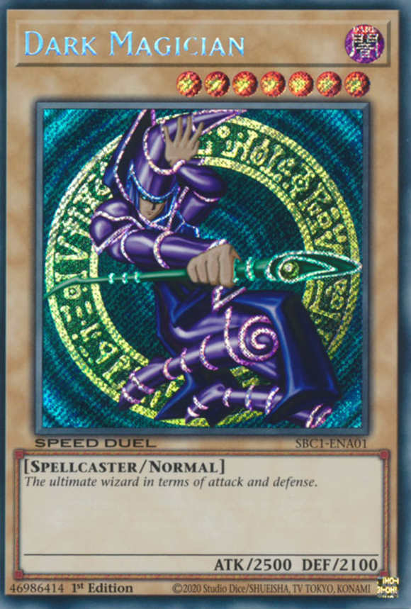 Dark Magician - SBC1-ENA01 - Secret Rare 1st Edition