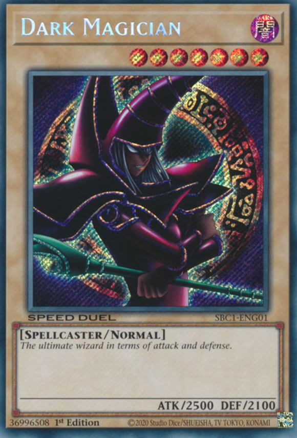 Dark Magician - SBC1-ENG01 - Secret Rare 1st Edition