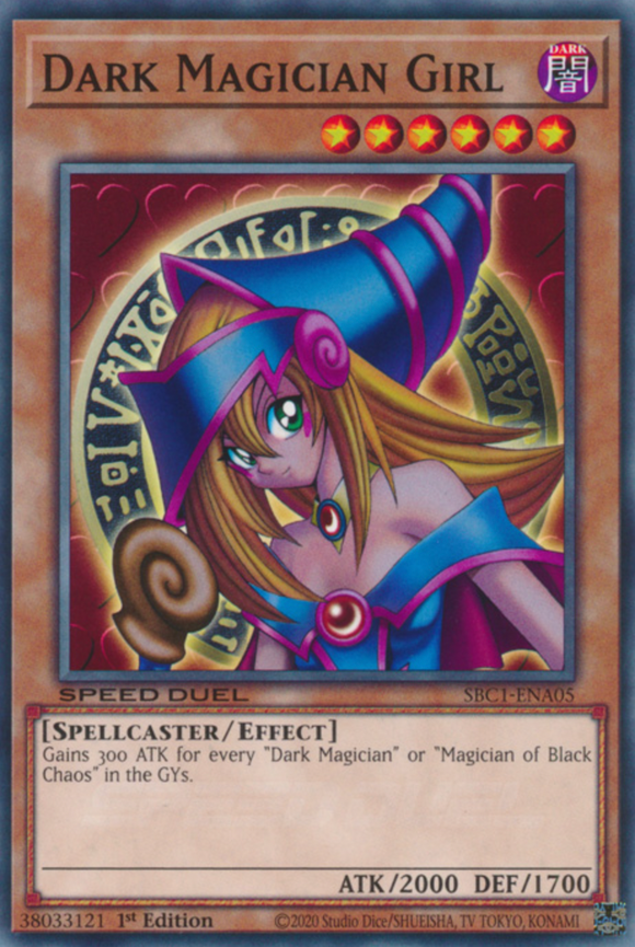 Dark Magician Girl - SBC1-ENA05 - Common 1st Edition