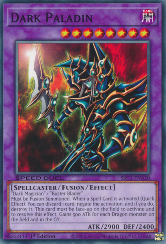 Dark Paladin - SBC1-ENA20 - Common 1st Edition