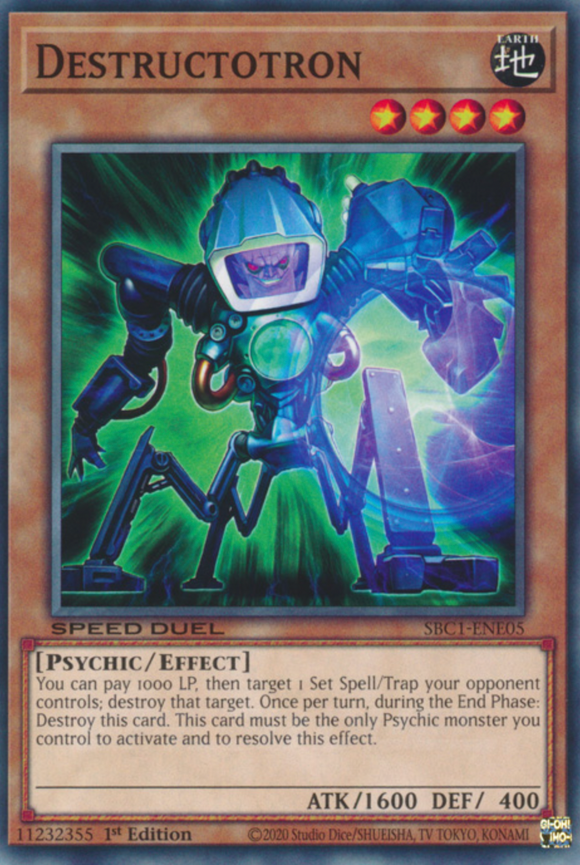 Destructotron - SBC1-ENE05 - Common 1st Edition