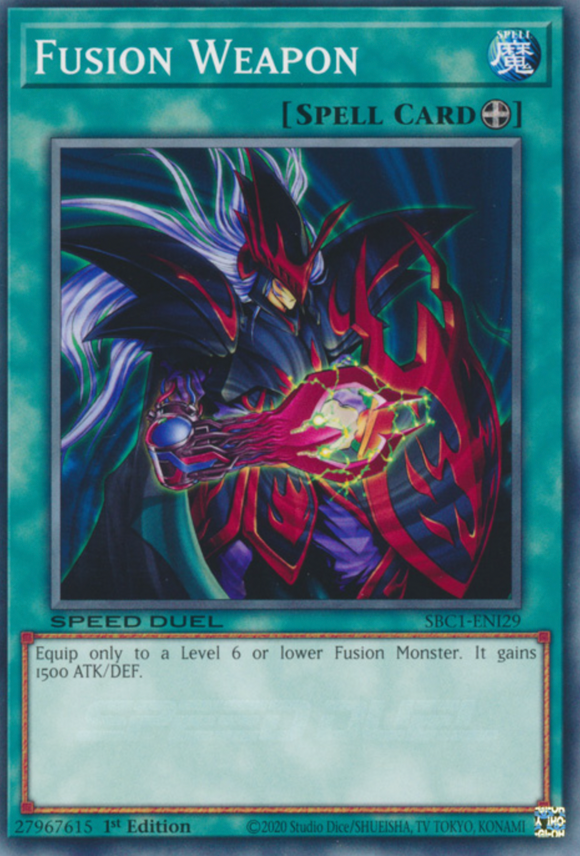 Fusion Weapon - SBC1-ENI29 - Common 1st Edition