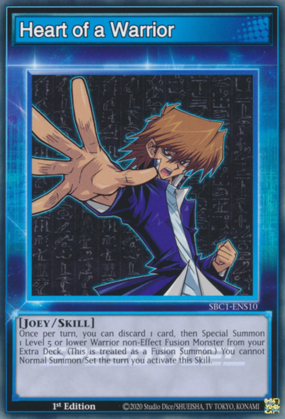 Heart of a Warrior - SBC1-ENS10 - Common 1st Edition