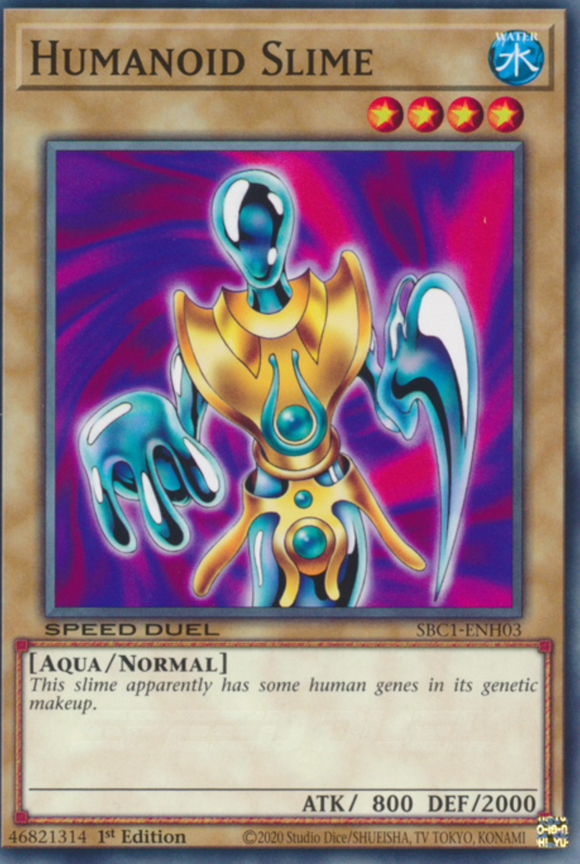 Humanoid Slime - SBC1-ENH03 - Common 1st Edition