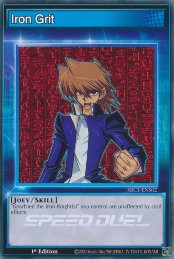 Iron Grit - SBC1-ENS02 - Common 1st Edition