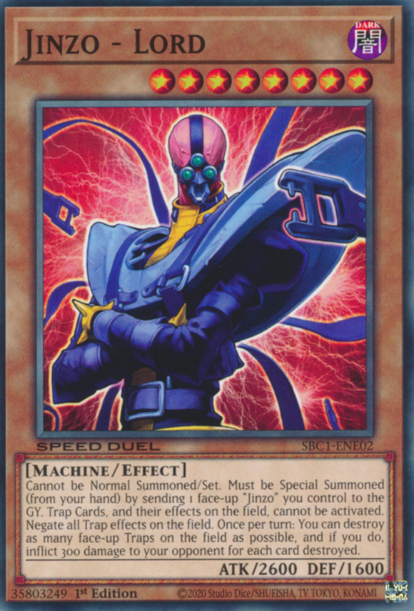 Jinzo - Lord - SBC1-ENE02 - Common 1st Edition