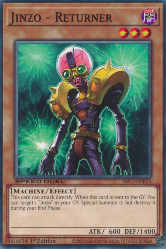 Jinzo - Returner - SBC1-ENE03 - Common 1st Edition