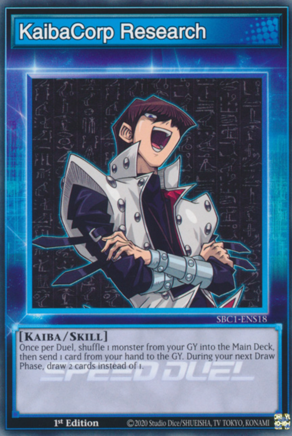 KaibaCorp Research - SBC1-ENS18 - Common 1st Edition