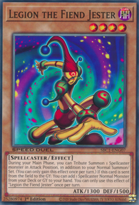 Legion the Fiend Jester - SBC1-ENG07 - Common 1st Edition