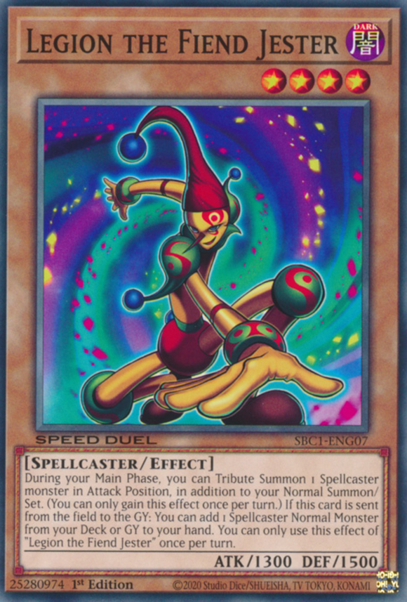 Legion the Fiend Jester - SBC1-ENG07 - Common 1st Edition