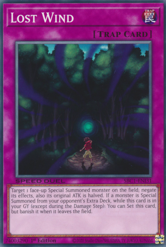 Lost Wind - SBC1-ENI31 - Common 1st Edition