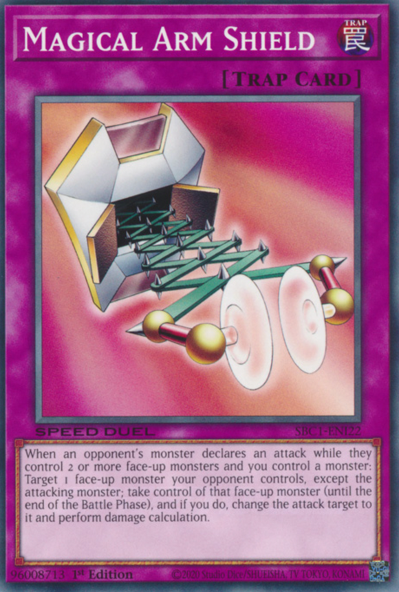 Magical Arm Shield - SBC1-ENI22 - Common 1st Edition
