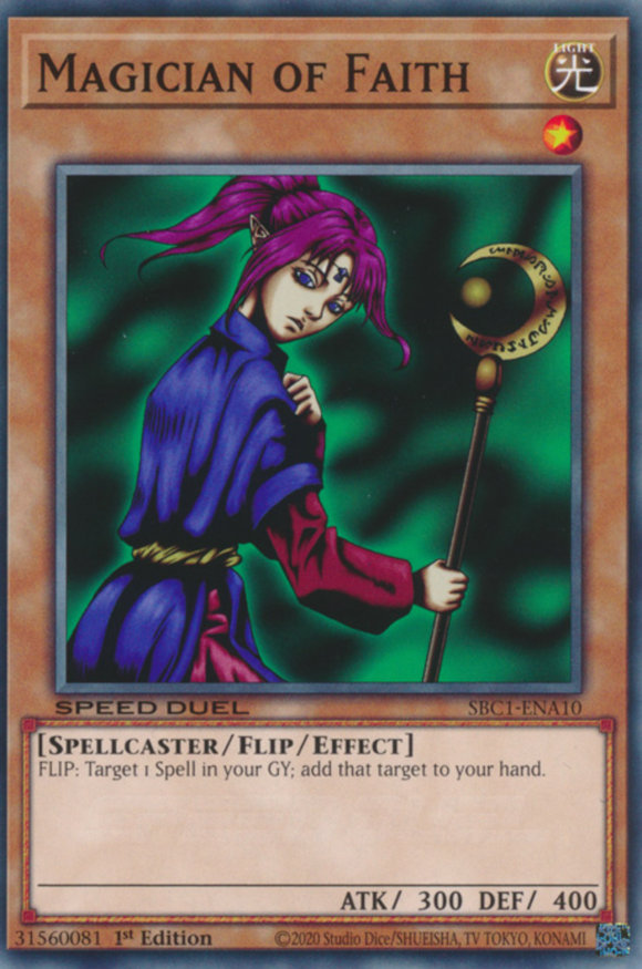 Magician of Faith - SBC1-ENA10/SBC1-ENF08 - Common 1st Edition