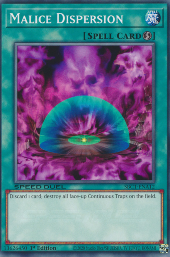 Malice Dispersion - SBC1-ENA12 - Common 1st Edition