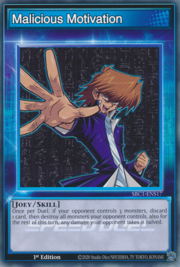 Malicious Motivation - SBC1-ENS17 - Common 1st Edition