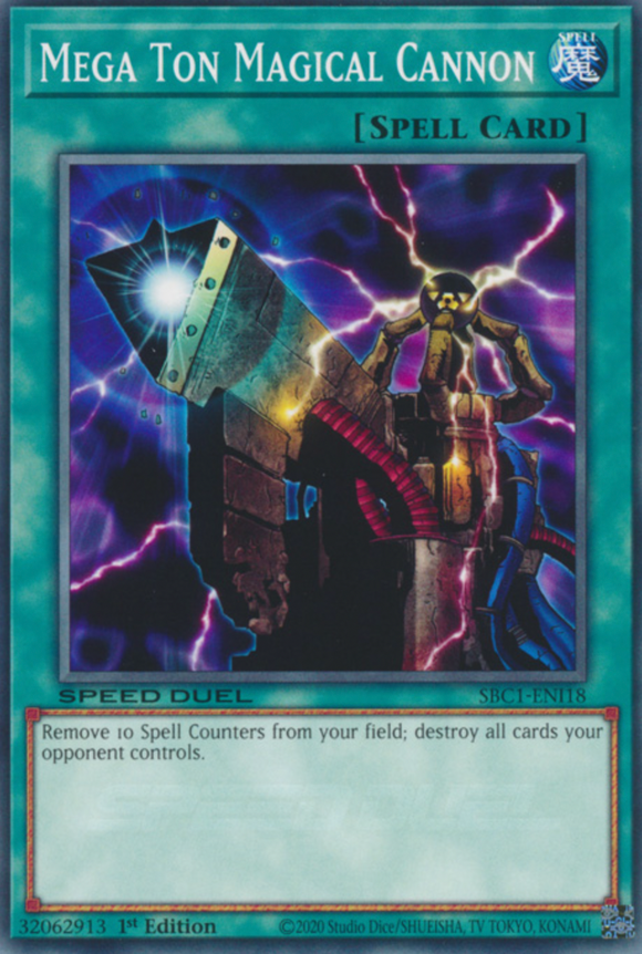 Mega Ton Magical Cannon - SBC1-ENI18 - Common 1st Edition
