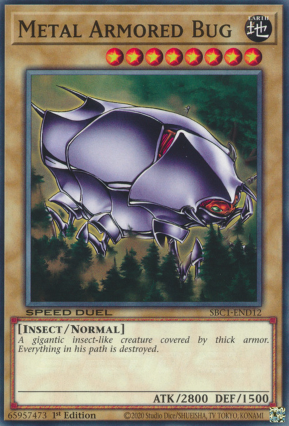 Metal Armored Bug - SBC1-END12 - Common 1st Edition