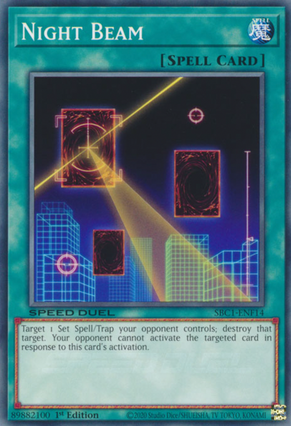 Night Beam - SBC1-ENF14 - Common 1st Edition