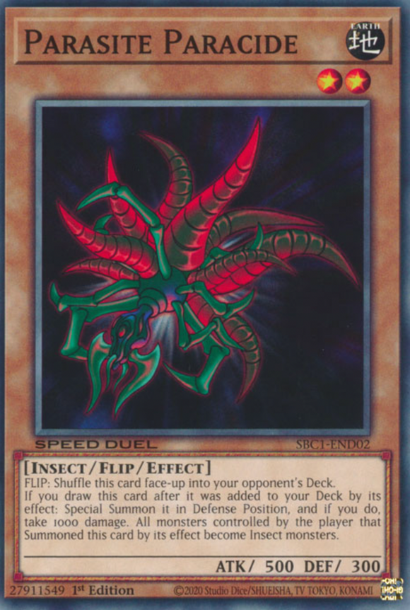 Parasite Paracide - SBC1-END02 - Common 1st Edition