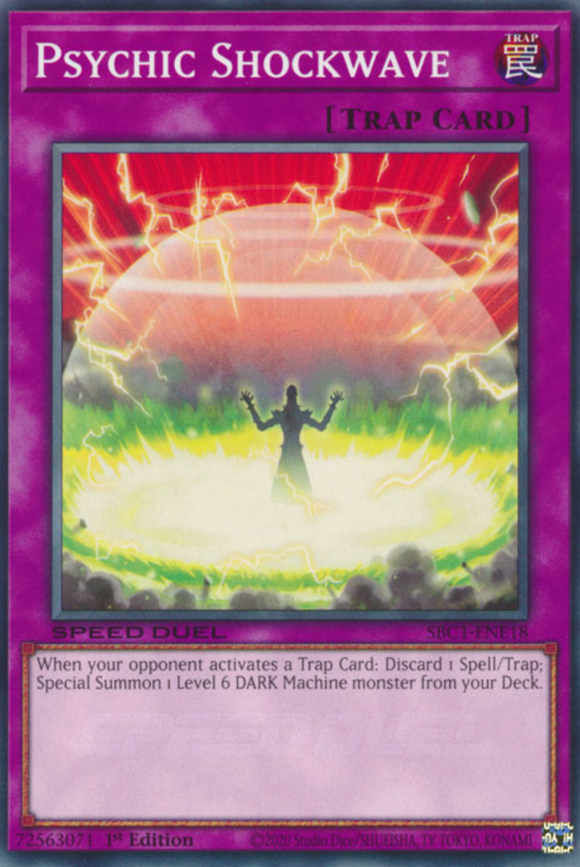 Psychic Shockwave - SBC1-ENE18 - Common 1st Edition