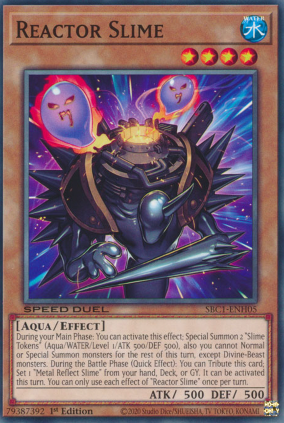 Reactor Slime - SBC1-ENH05 - Common 1st Edition
