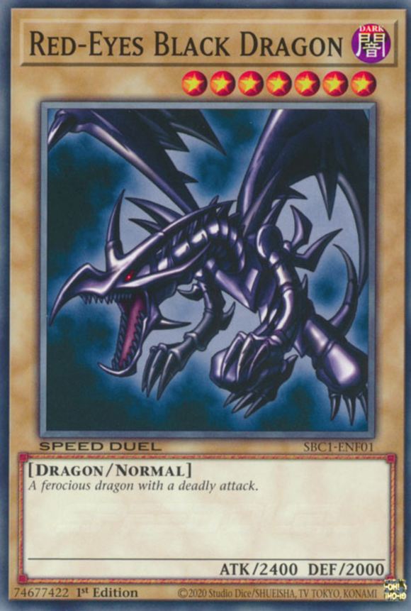 Red-Eyes Black Dragon - SBC1-ENF01 - Common 1st Edition