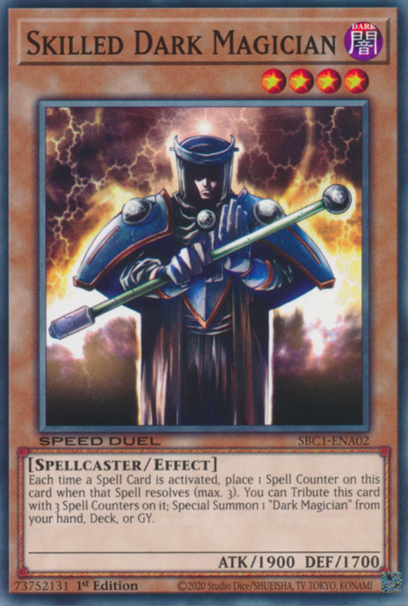 Skilled Dark Magician - SBC1-ENA02 - Common 1st Edition