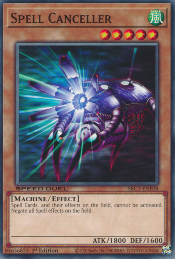 Spell Canceller - SBC1-ENE08 - Common 1st Edition
