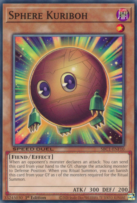 Sphere Kuriboh - SBC1-ENF10 - Common 1st Edition