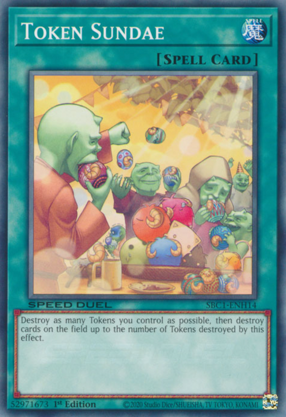 Token Sundae - SBC1-ENH14 - Common 1st Edition