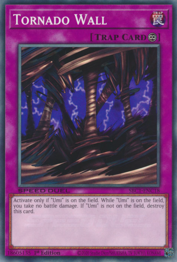 Tornado Wall - SBC1-ENC18 - Common 1st Edition