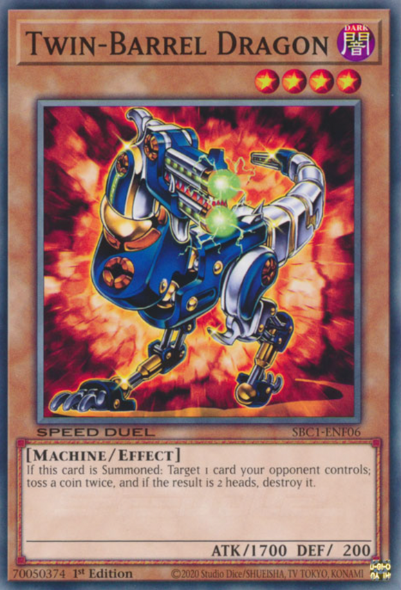 Twin-Barrel Dragon - SBC1-ENF06 - Common 1st Edition
