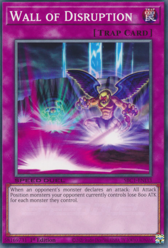 Wall of Disruption - SBC1-ENI33 - Common 1st Edition