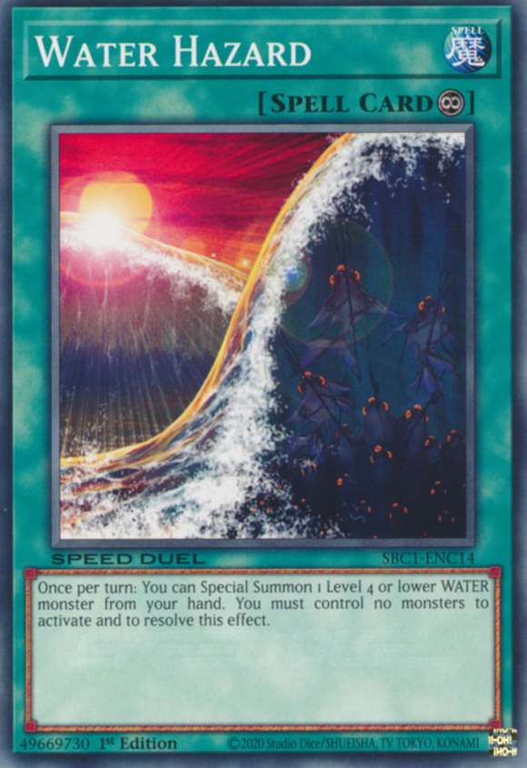 Water Hazard - SBC1-ENC14 - Common 1st Edition